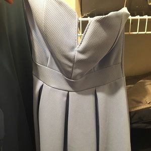 Never before worn, blue strapless dress 😍